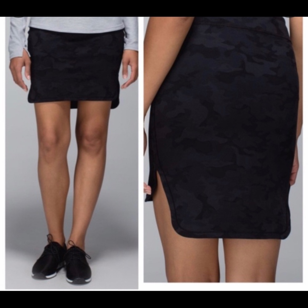 Lululemon City Skirt Camo